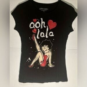 BETTY BOOP OOH LALA T-SHIRT SIZE M/M (7/9) JUNIOR